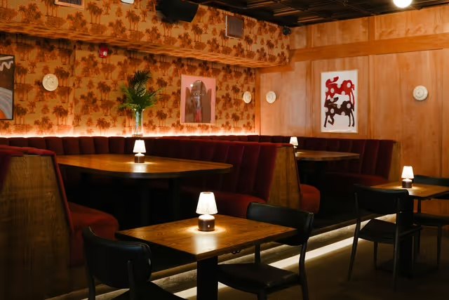 The dining room at Sonny Can't Dance